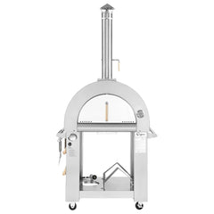 Empava Outdoor Wood Fired and Gas Pizza Oven in Stainless Steel (EMPV-PG03)