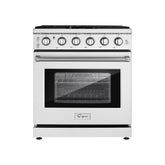 Empava 30-Inch Pro-Style Slide-In Single Oven Gas Range in Stainless Steel (EMPV-30GR10)