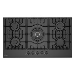 Empava 36-Inch Built-In Natural Gas Cooktops in Black (EMPV-36GC27)