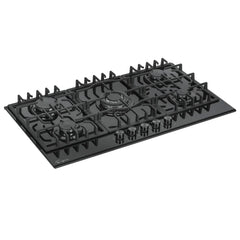 Empava 36-Inch Built-In Natural Gas Cooktops in Black (EMPV-36GC27)