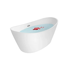 Empava 59-Inch Freestanding Soaking Bathtub with Lighted (EMPV-59FT1518LED)