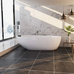 Empava 67-Inch Whirlpool Freestanding Acrylic Bathtub (EMPV-67AIS13)