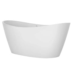 Empava 67-Inch Freestanding Soaking Bathtub with Lighted (EMPV-67FT1518LED)