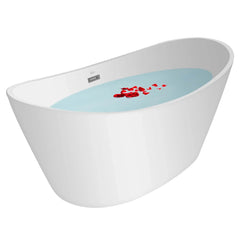 Empava 67-Inch Freestanding Soaking Bathtub with Lighted (EMPV-67FT1518LED)
