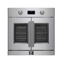 FORNO Asti 30-Inch French Door Electric Wall Oven, 3.58 Cu. Ft., Air Fry, Self-Clean, Sous Vide (Model FBOEL1333-30)
