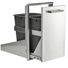 Coyote 18" Front To Back Trash Recycle Combo