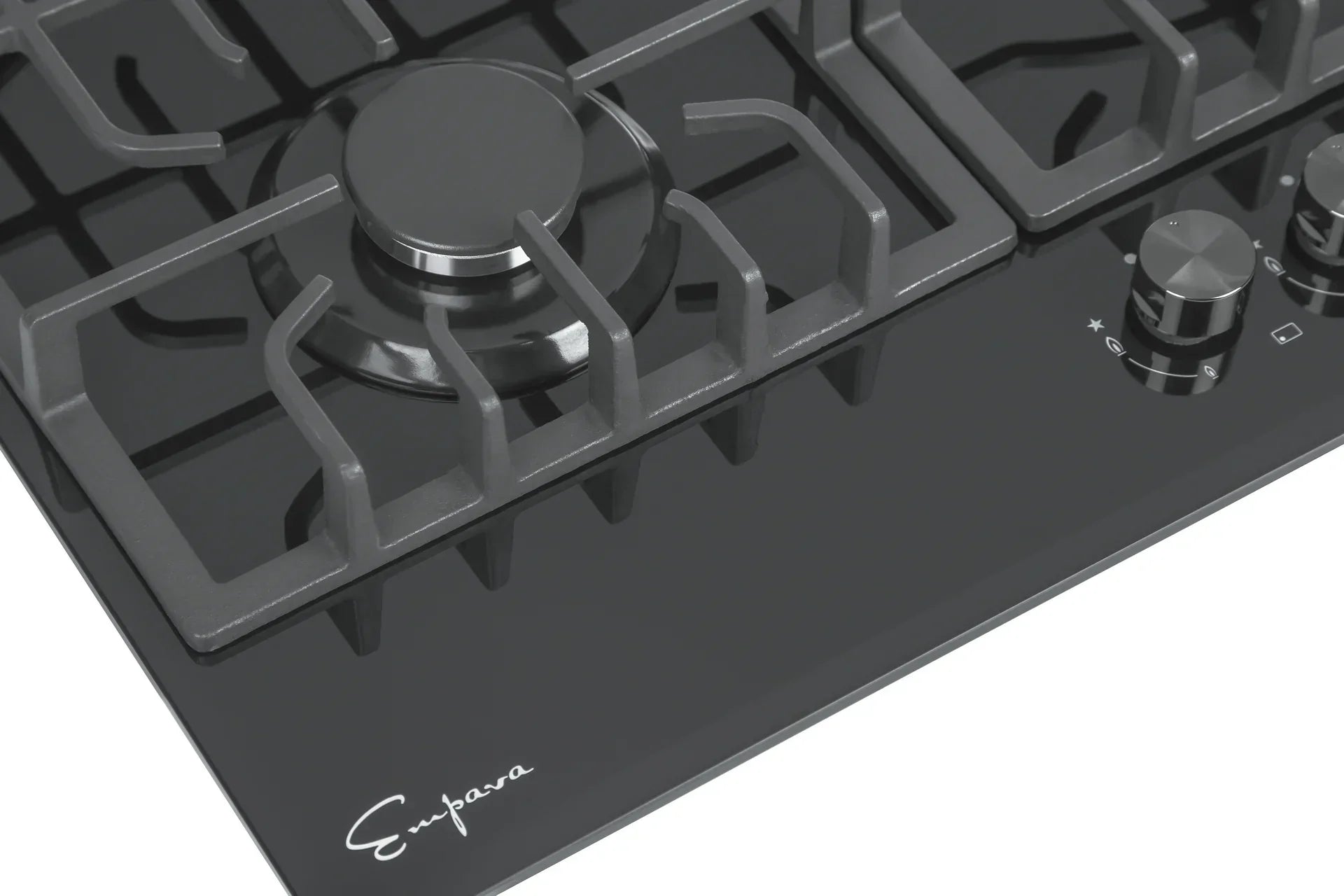 Empava 36-Inch Built-In Natural Gas Cooktops in Black (EMPV-36GC27)