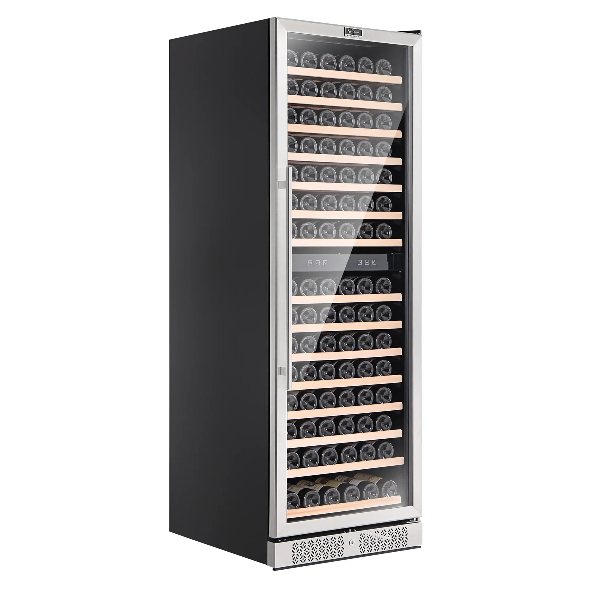 Empava 70-Inch Tall 160 Bottles Freestanding Built-In Dual Zone Wine Cooler (EMPV-WC08D)