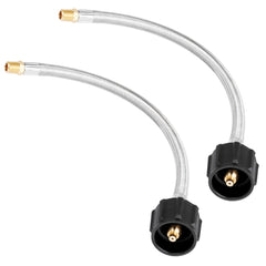 Empava 2pcs 1/4-Inch NPT Braided Hose in Stainless Steel (EMPV-12EH42)