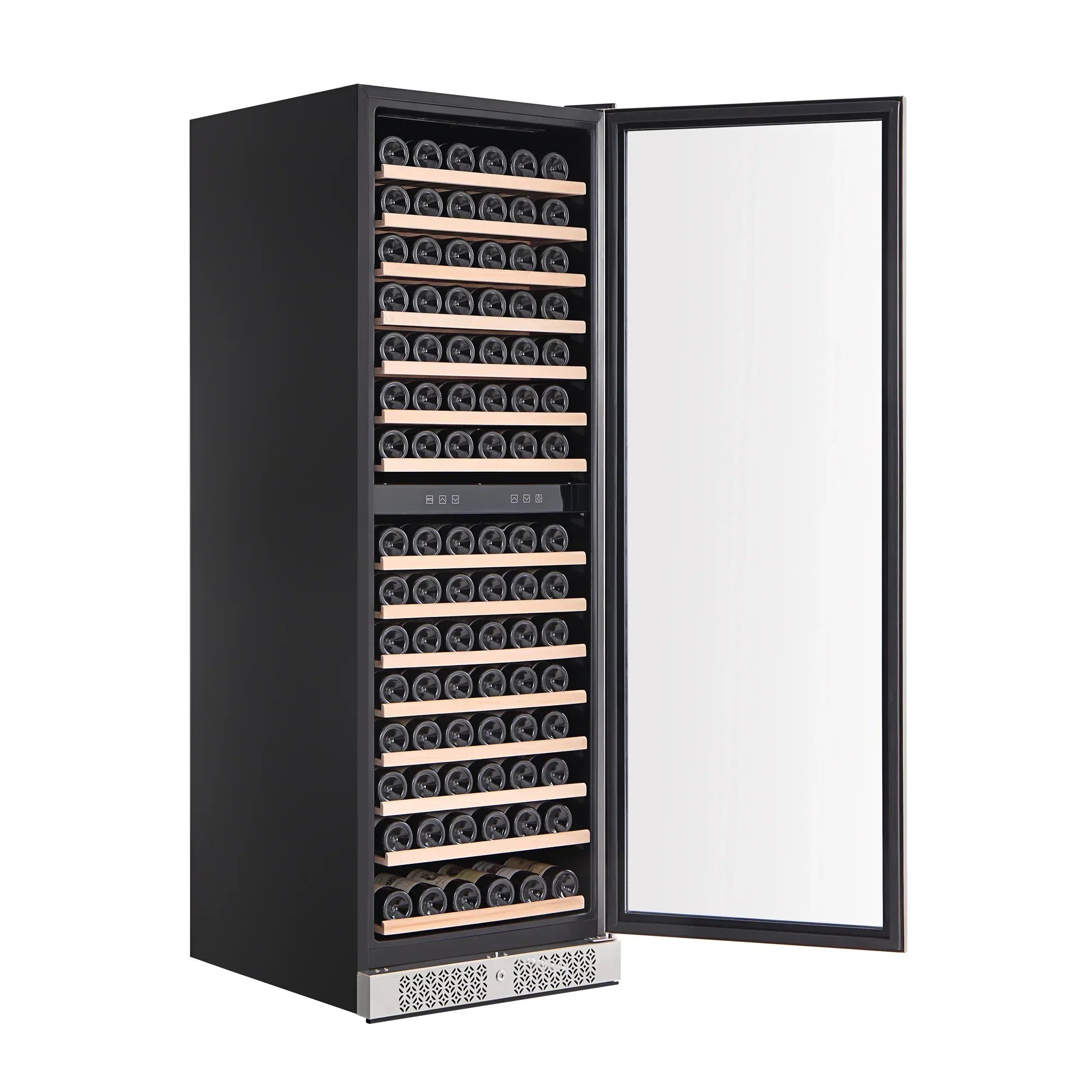 Empava 70-Inch Tall 160 Bottles Freestanding Built-In Dual Zone Wine Cooler (EMPV-WC08D)