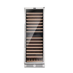 Empava 70-Inch Tall 160 Bottles Freestanding Built-In Dual Zone Wine Cooler (EMPV-WC08D)