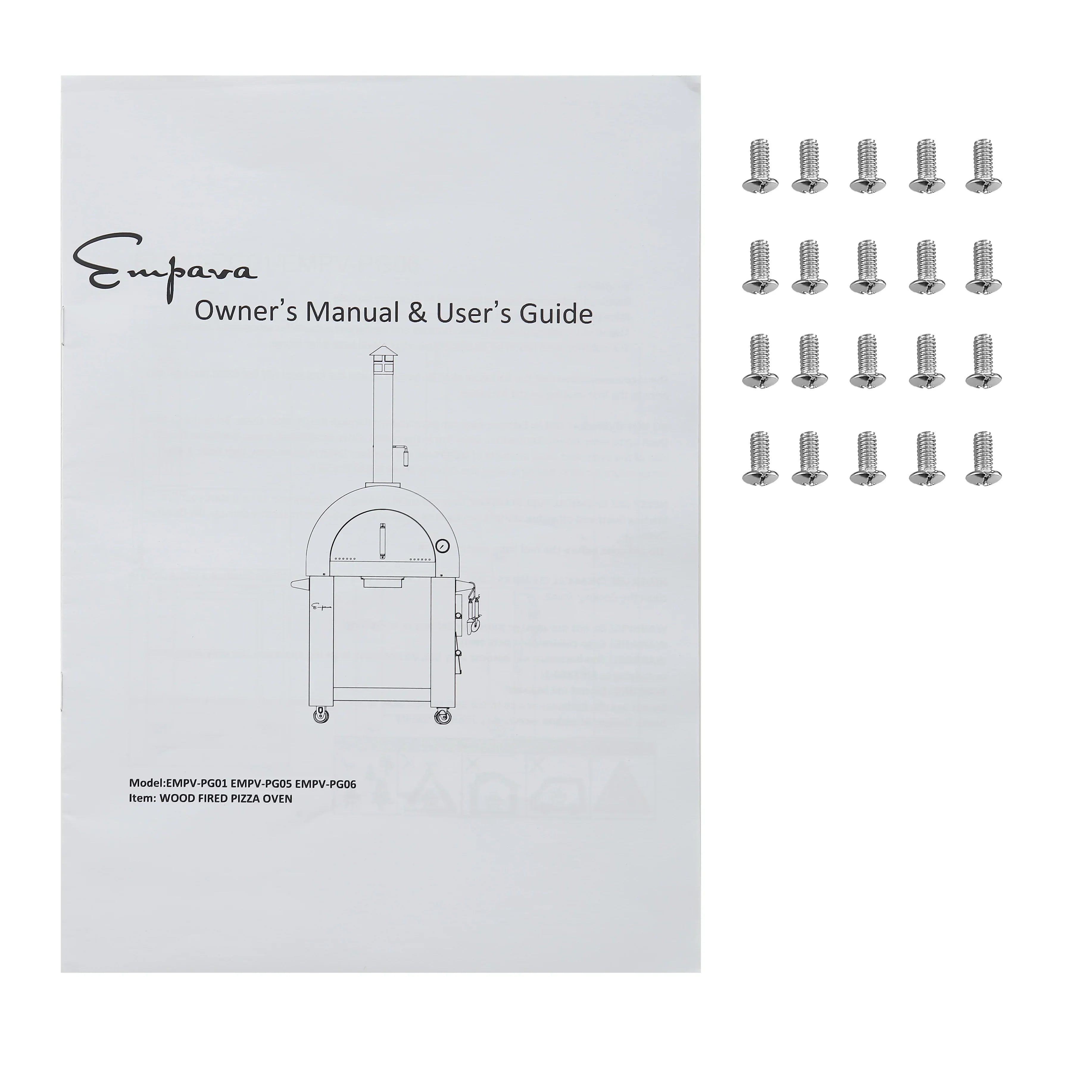 Empava Outdoor Wood Fired Pizza Oven in Stainless Steel (EMPV-PG01)