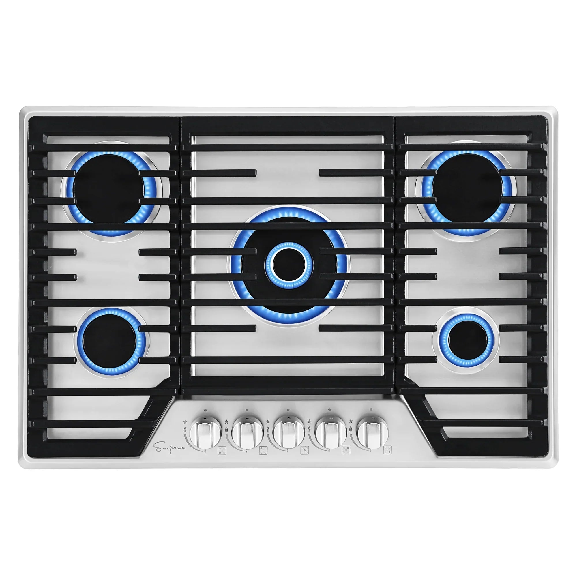 Empava 30-Inch Built-In Natural Gas Stove Cooktop in Stainless Steel (EMPV-30GC37)