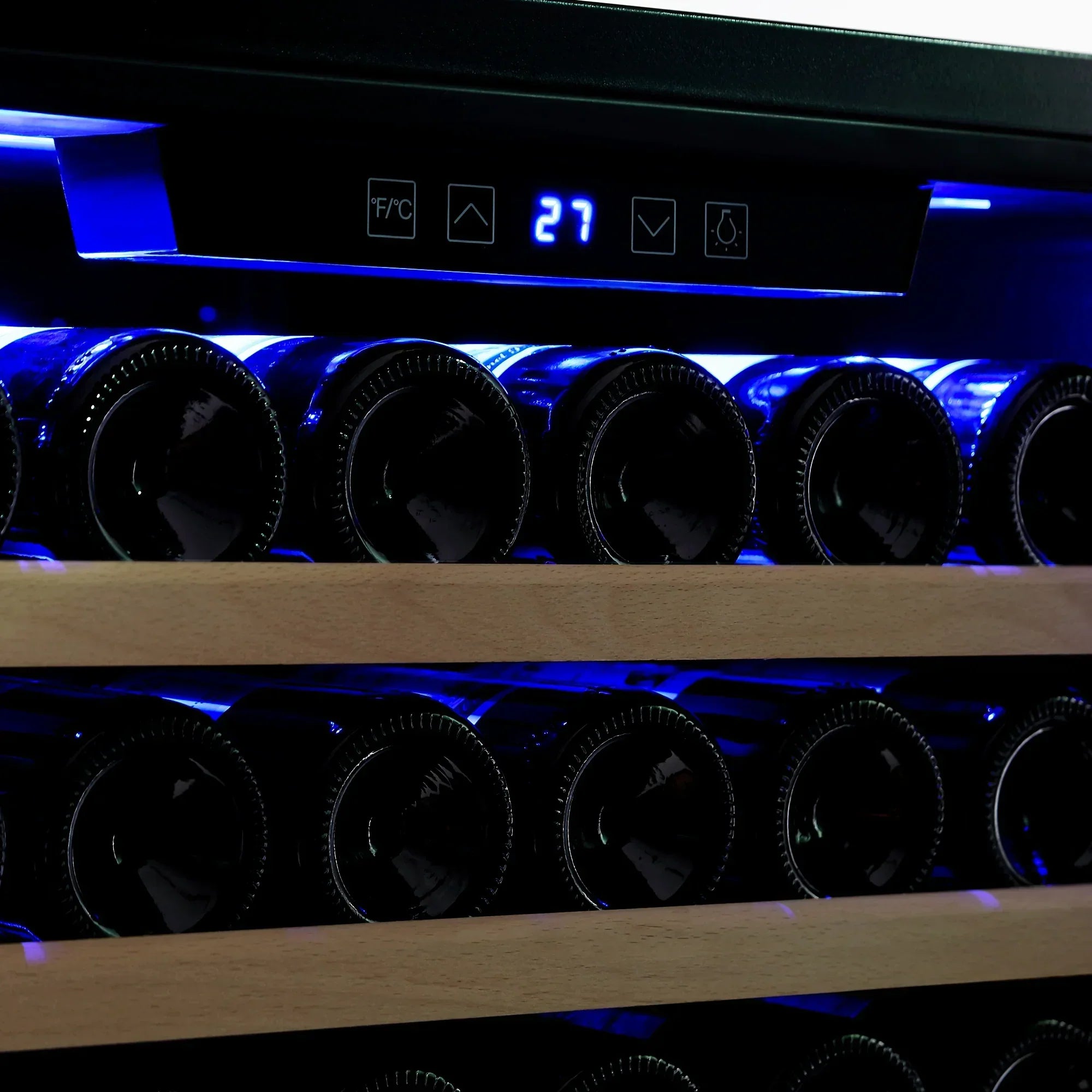 Empava 70-Inch Tall 171 Bottles Capacity Wine Cooler in Stainless Steel with Glass Door (EMPV-WC07S)