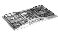 Empava 36-Inch Built-In Natural Gas Cooktops in Stainless Steel (EMPV-36GC24)