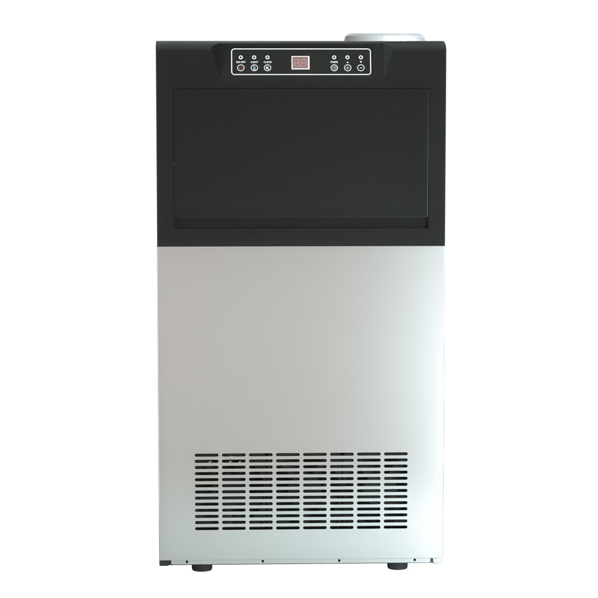Forno 18-Inch Commercial Undercounter Ice Maker, 110 lb Daily Production, Air-Cooled, Built-In Water Filter, Dual Water Connection (Model FCMIM0017)