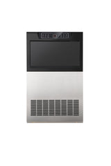 Forno 18-Inch Commercial Undercounter Ice Maker, 110 lb Daily Production, Air-Cooled, Built-In Water Filter, Dual Water Connection (Model FCMIM0017)
