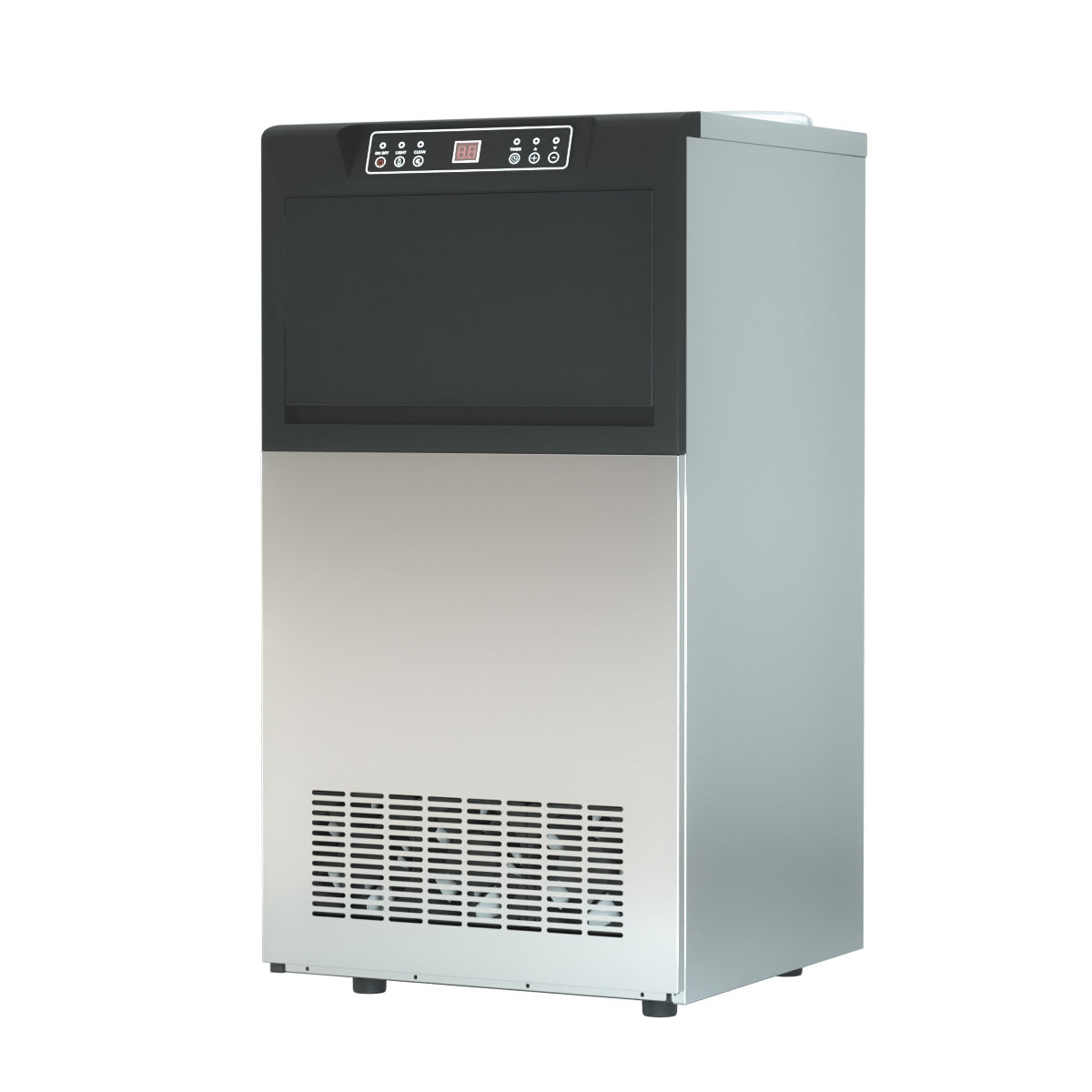 Forno 18-Inch Commercial Undercounter Ice Maker, 110 lb Daily Production, Air-Cooled, Built-In Water Filter, Dual Water Connection (Model FCMIM0017)