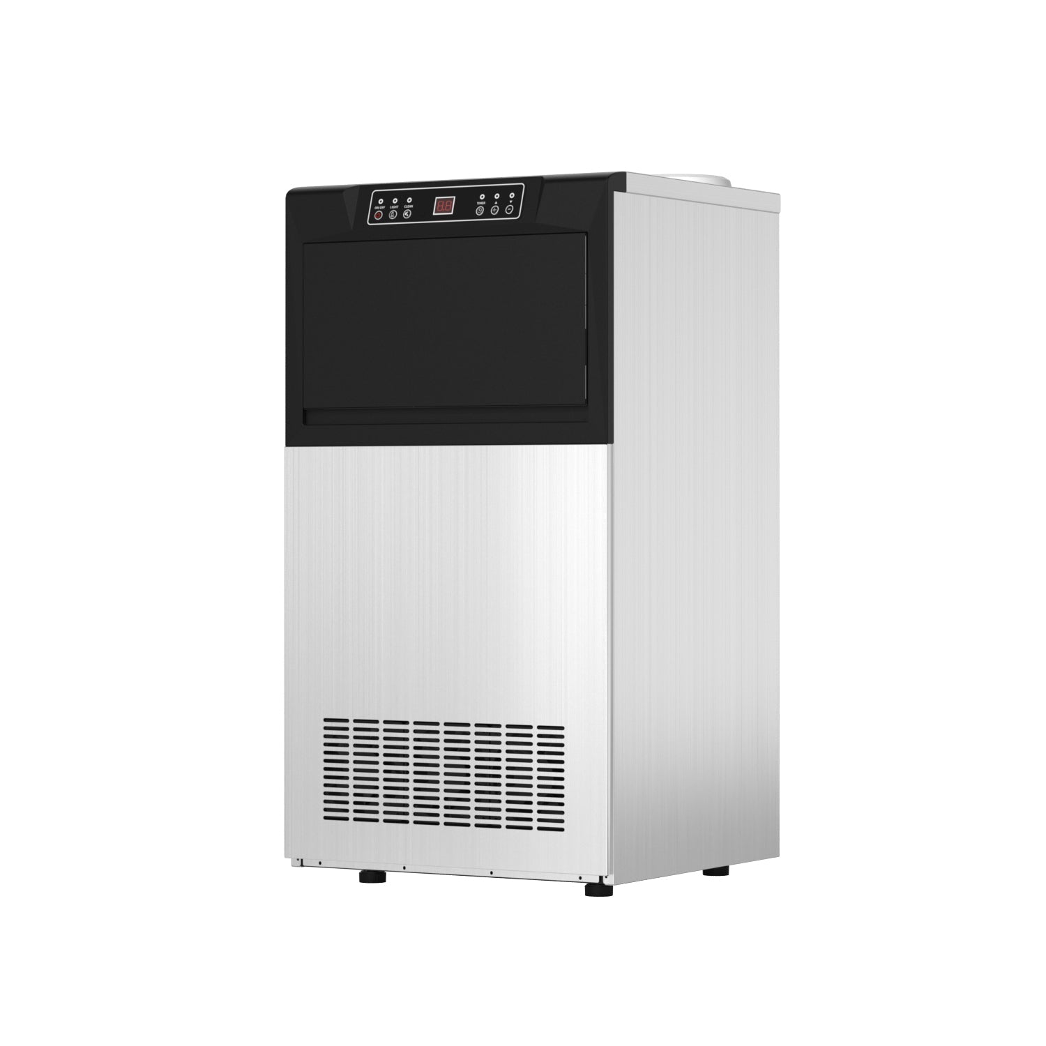 Forno 18-Inch Commercial Undercounter Ice Maker, 110 lb Daily Production, Air-Cooled, Built-In Water Filter, Dual Water Connection (Model FCMIM0017)