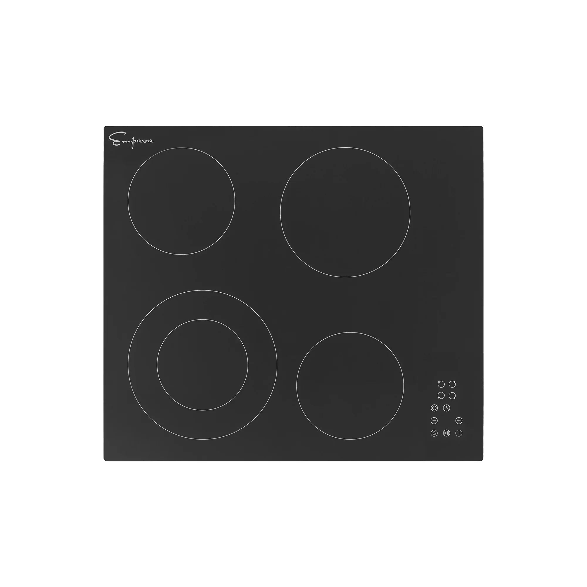 Empava 24-Inch Electric Radiant Cooktop in Black (EMPV-24REC11)