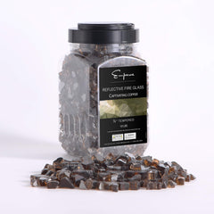 Empava Tempered Fire Glass in Captivating Copper (EMPV-2FG73)