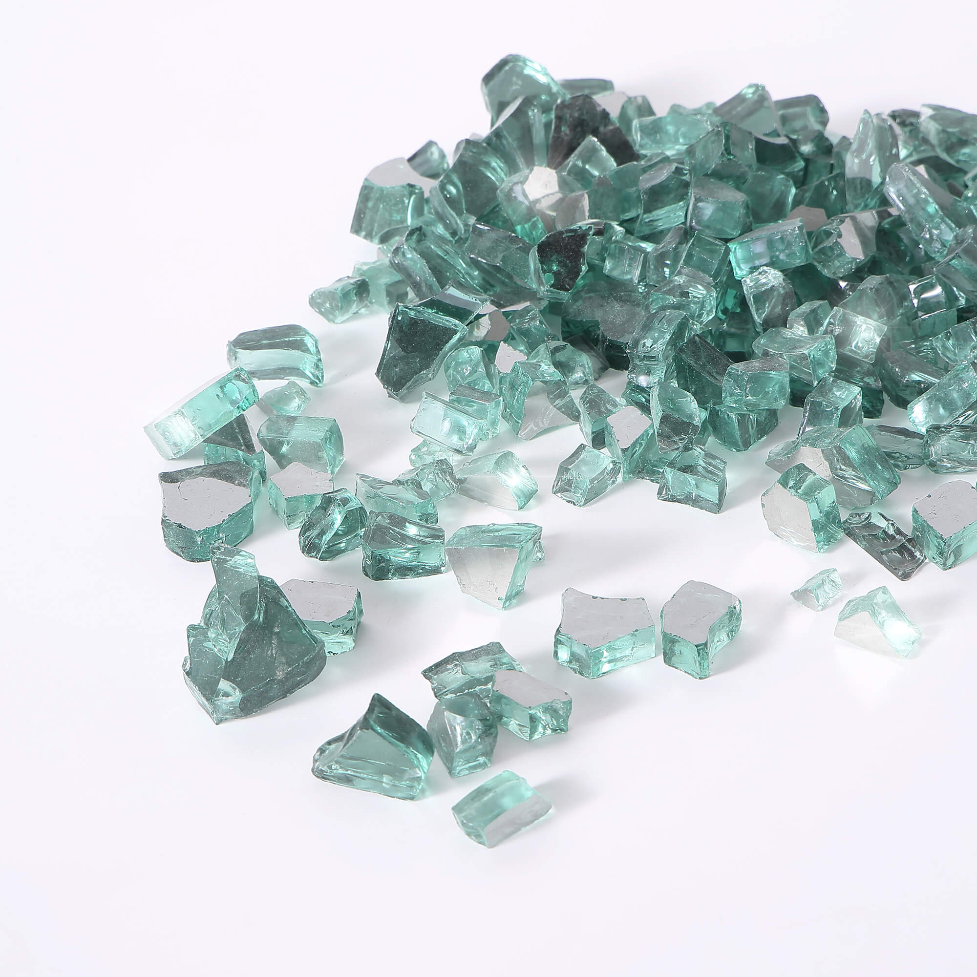 Empava Tempered Fire Glass in Jade Green (EMPV-2FG74)