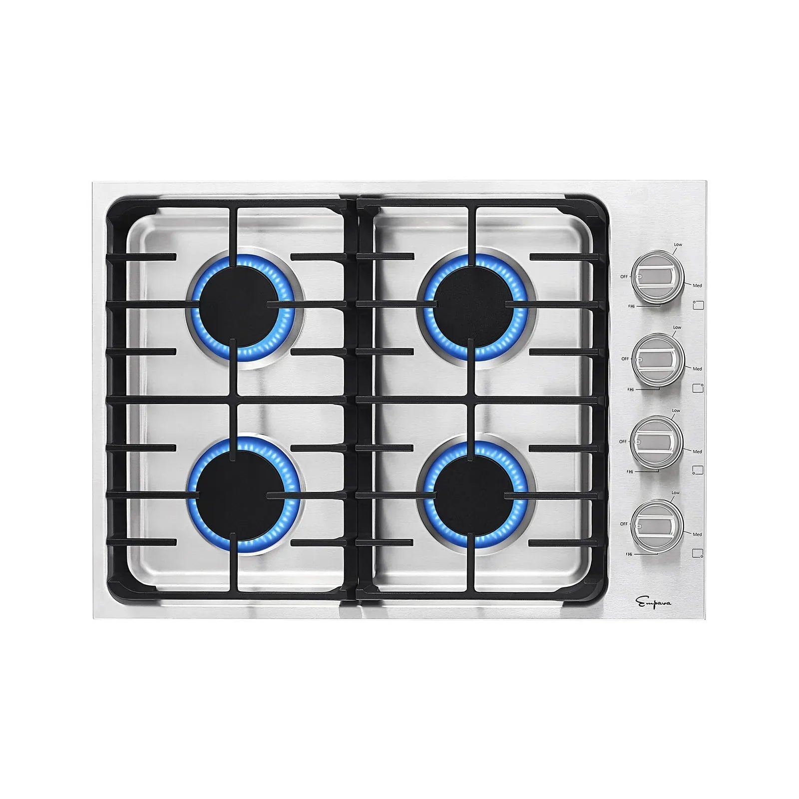 Empava 30-Inch Built-In Natural Gas Cooktop in Stainless Steel  (EMPV-30GC33)