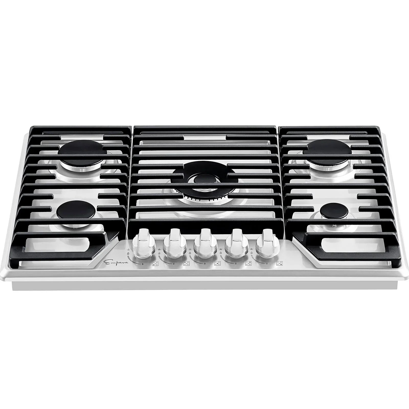 Empava 36-Inch Built-In Natural Gas Stove Cooktop in Stainless Steel (EMPV-36GC36)