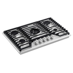 Empava 36-Inch Built-In Natural Gas Stove Cooktop in Stainless Steel (EMPV-36GC36)
