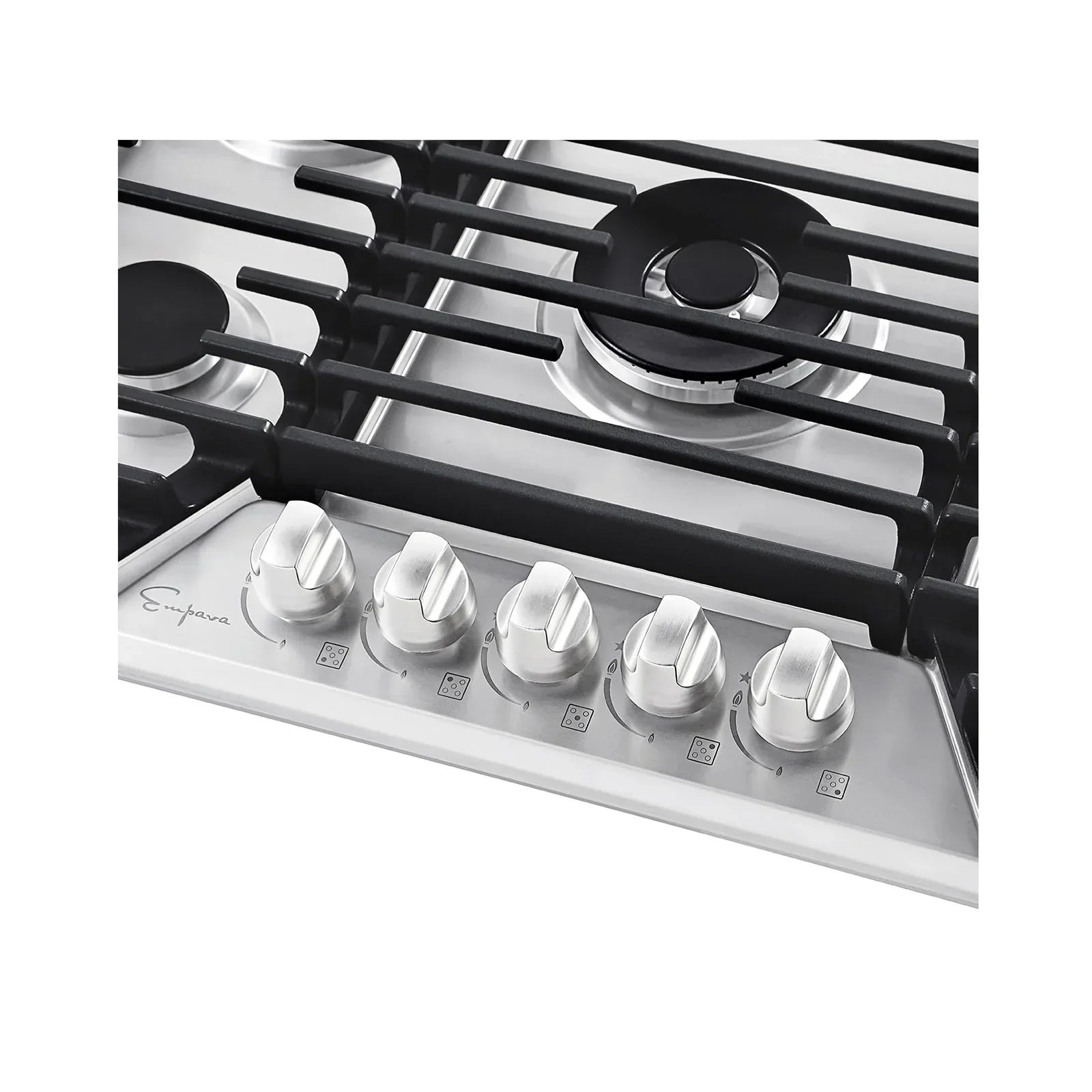 Empava 36-Inch Built-In Natural Gas Stove Cooktop in Stainless Steel (EMPV-36GC36)