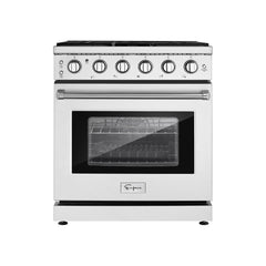 Empava 30-Inch Pro-Style Slide-In Single Oven Gas Range in Stainless Steel (EMPV-30GR10)
