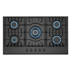 Empava 36-Inch Built-In Natural Gas Cooktops in Black (EMPV-36GC27)