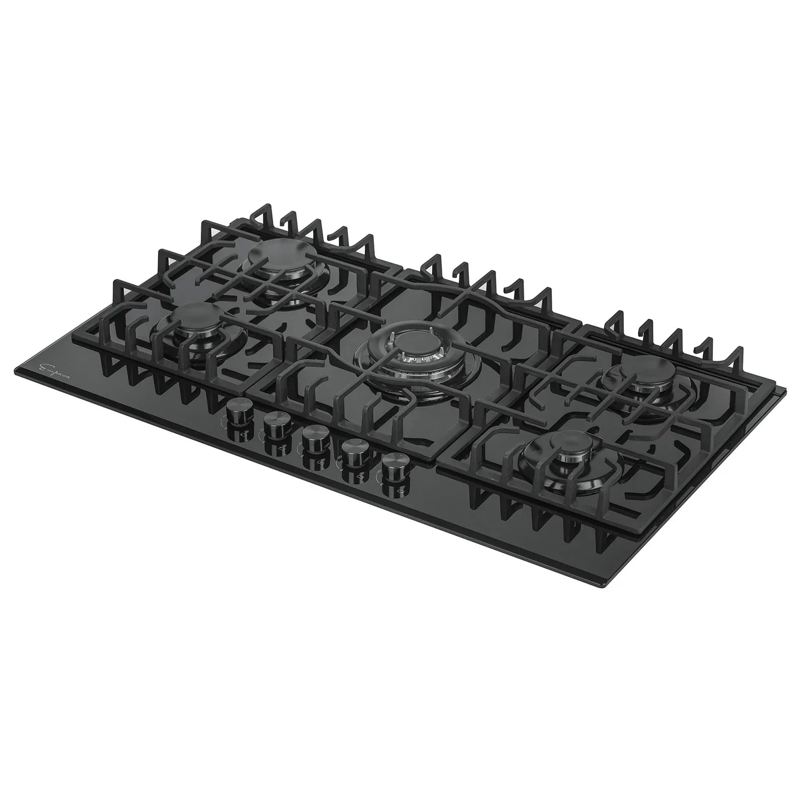 Empava 36-Inch Built-In Natural Gas Cooktops in Black (EMPV-36GC27)