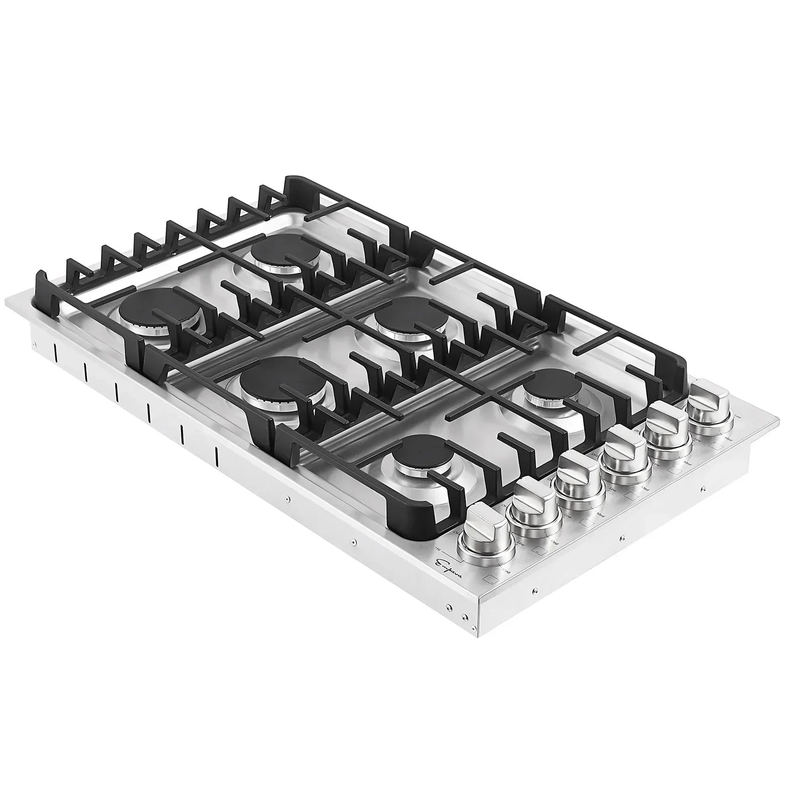 Empava 36-Inch Built-In Natural Gas Cooktop in Stainless Steel (EMPV-36GC34)