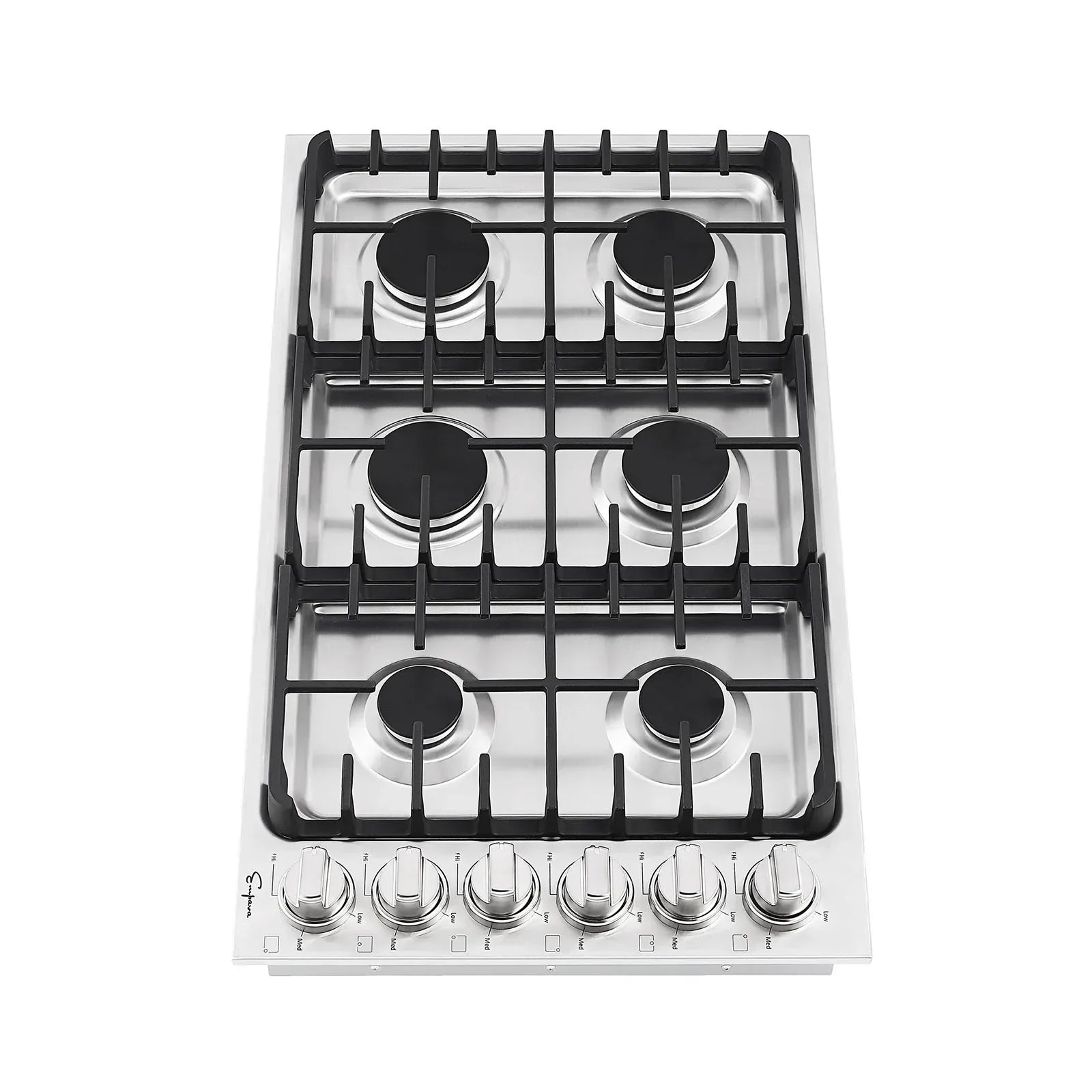 Empava 36-Inch Built-In Natural Gas Cooktop in Stainless Steel (EMPV-36GC34)