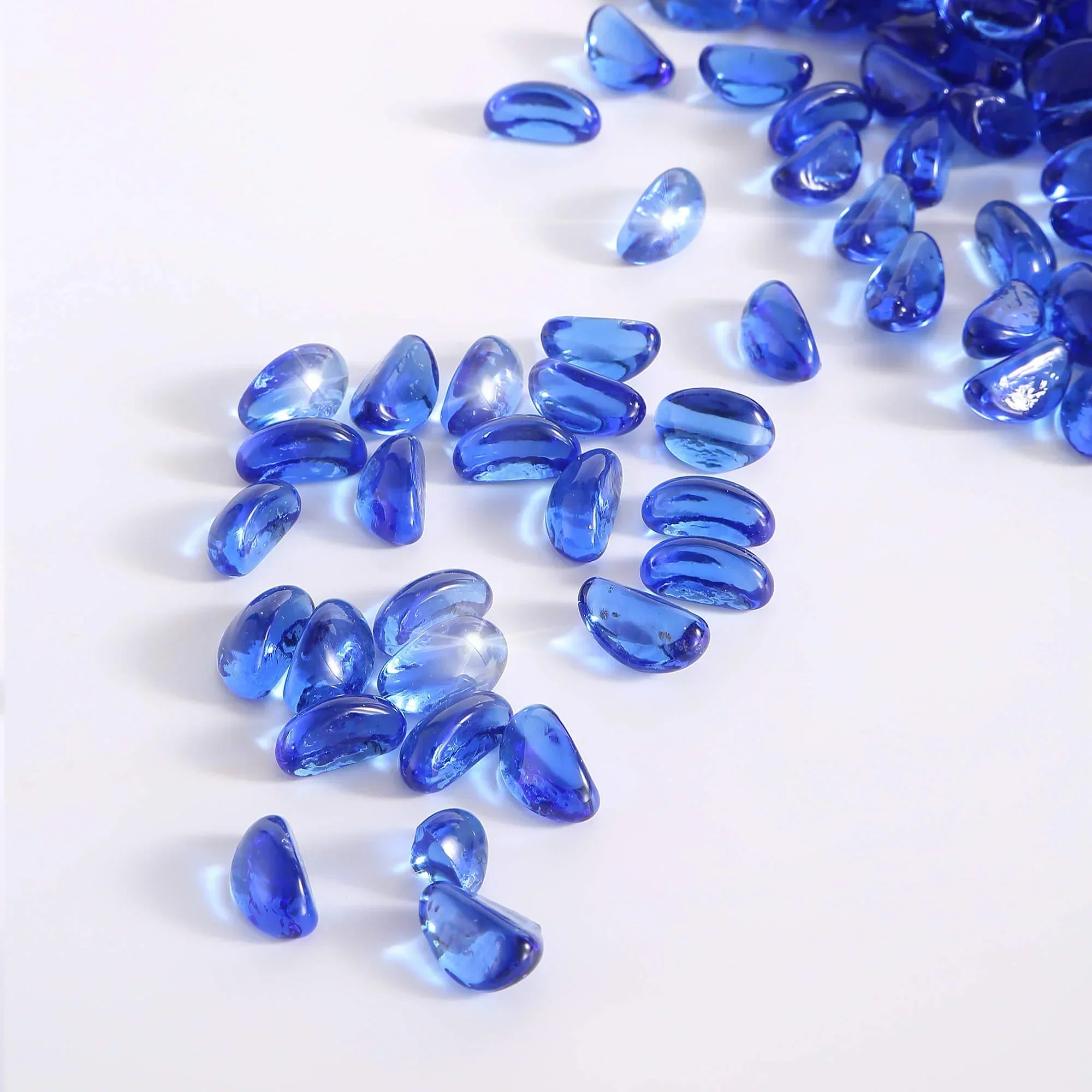 Empava Tempered Fire Glass Cashews in Cobalt Blue (EMPV-FG86)