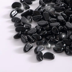Empava Tempered Fire Glass Cashews in Onyx Black (EMPV-FG87)
