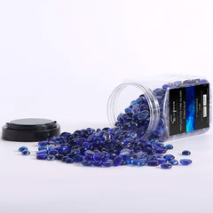 Empava Tempered Fire Glass Beads in Cobalt Blue (EMPV-FG90)
