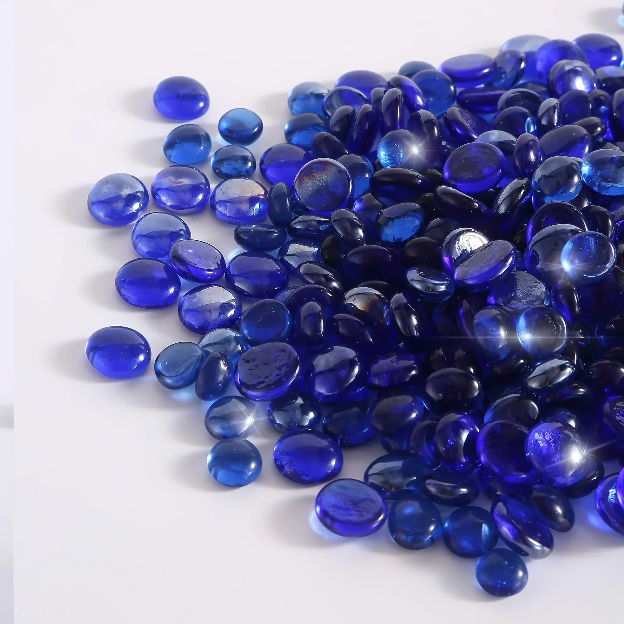 Empava Tempered Fire Glass Beads in Cobalt Blue (EMPV-FG90)