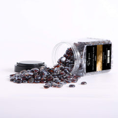 Empava Tempered Fire Glass Beads in Amber (EMPV-FG92)