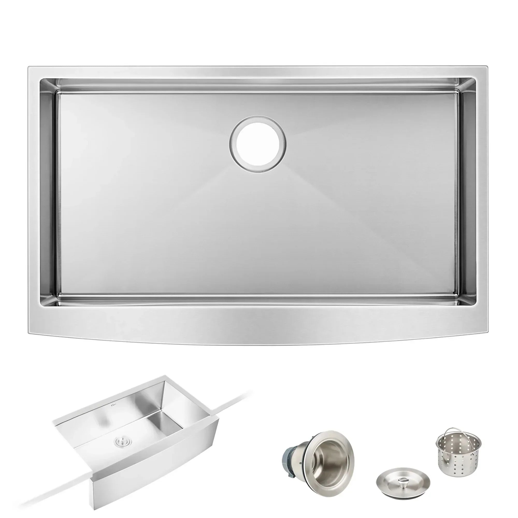 Empava 33-Inch Single Bowl Kitchen Sink (EMPV-SAS3320)