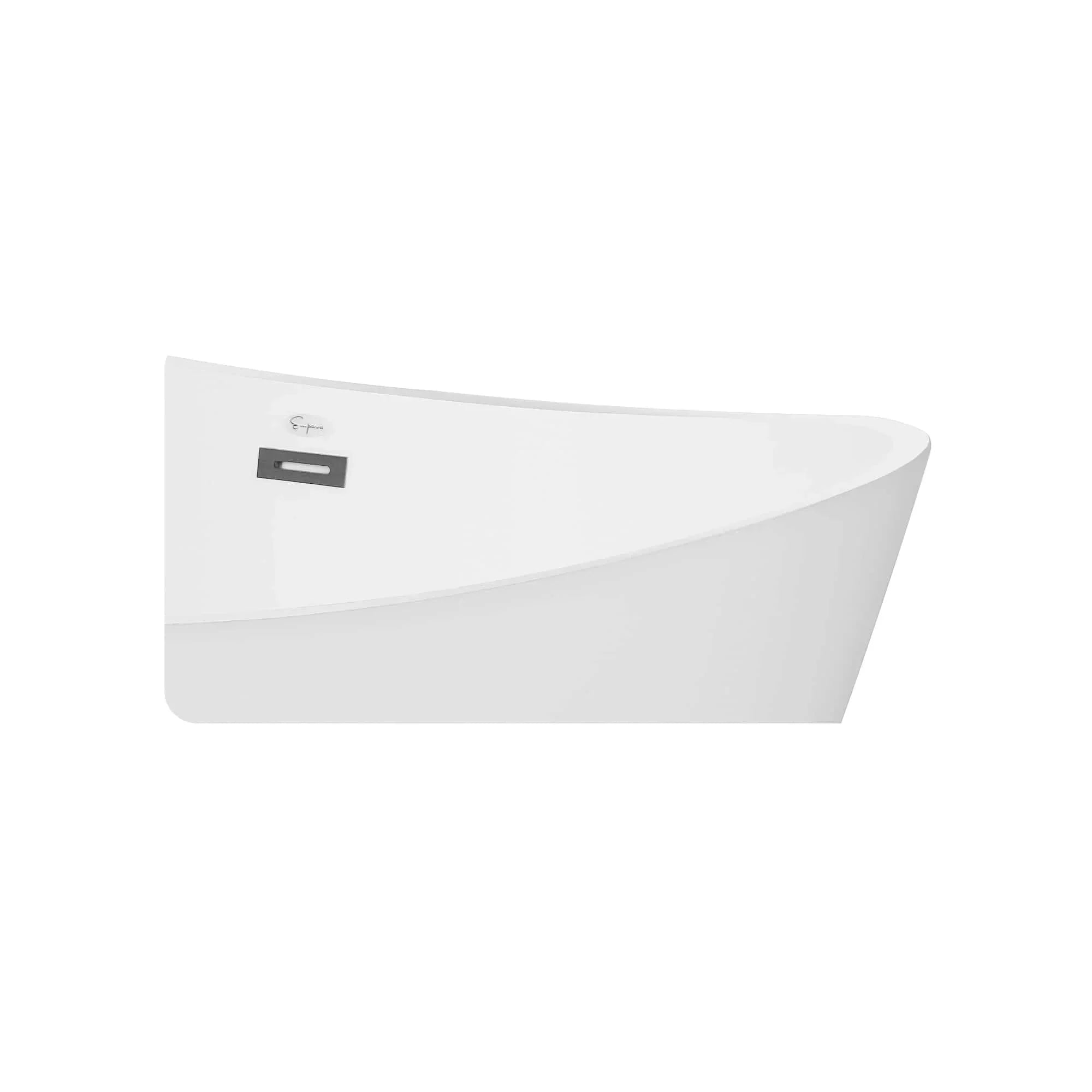 Empava 59-Inch Freestanding Soaking Bathtub with Lighted (EMPV-59FT1518LED)