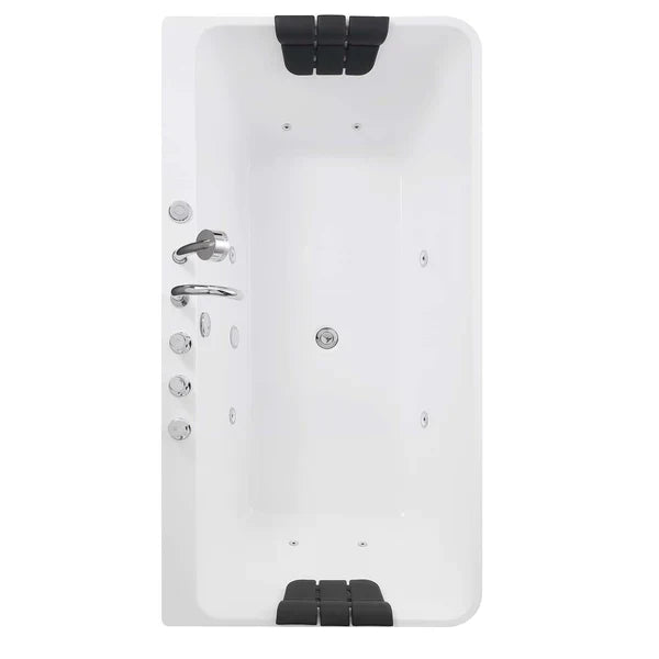 Empava 67-Inch Whirlpool Freestanding Acrylic Bathtub (EMPV-67AIS03)