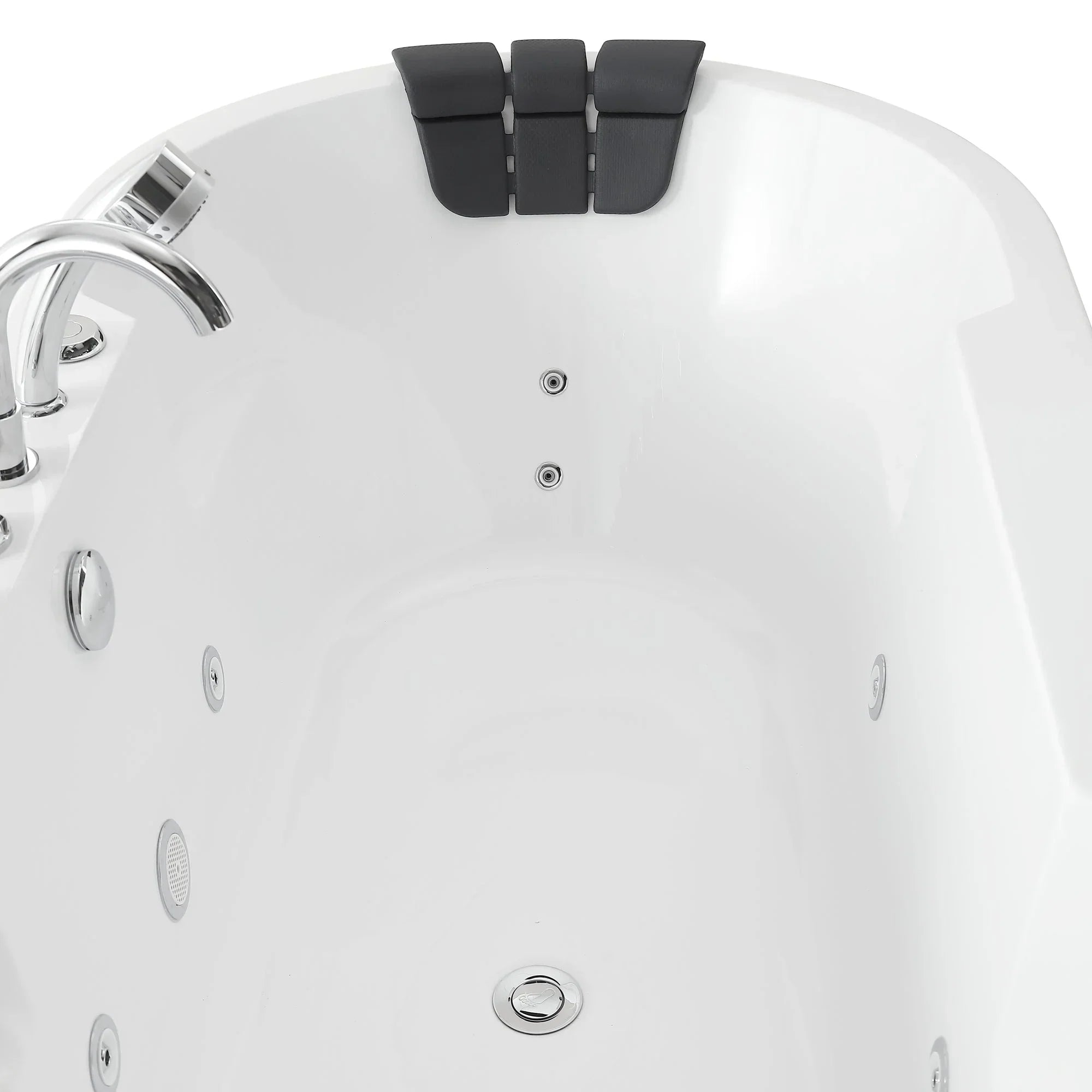 Empava 67-Inch Whirlpool Acrylic Freestanding Bathtub (EMPV-67AIS17)