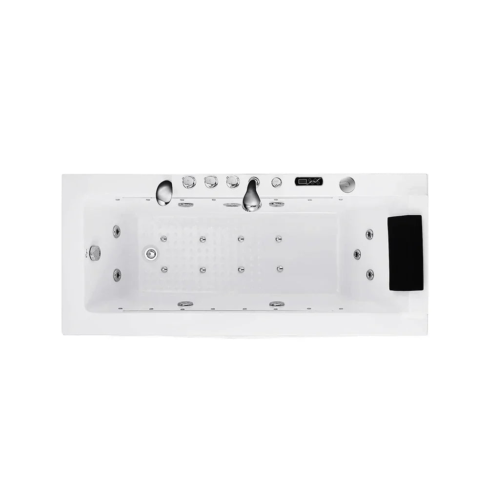 Empava 67-Inch Whirlpool Rectangular Bathtub (EMPV-67JT351LED)