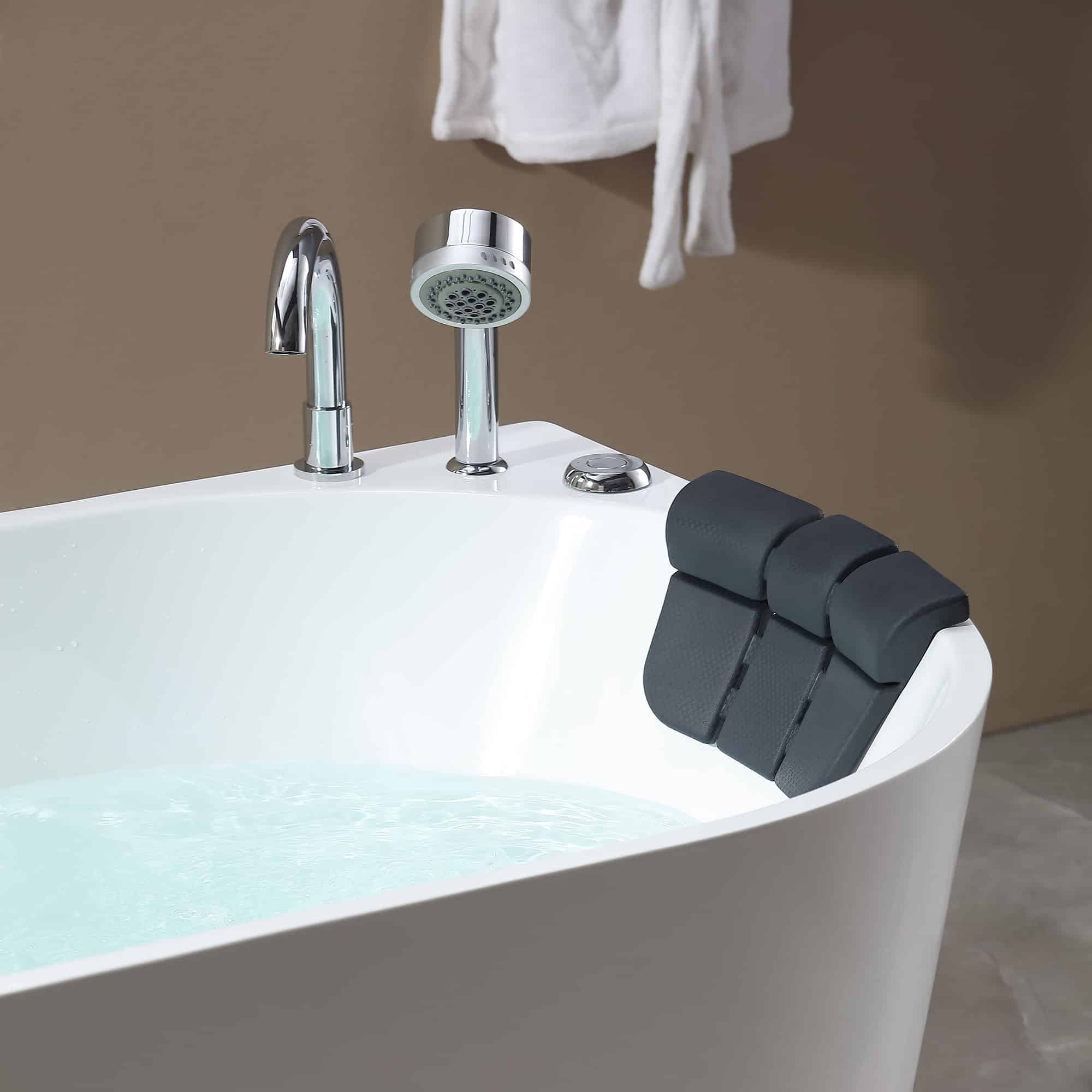 Empava 71-Inch Whirlpool Acrylic Alcove Bathtub (EMPV-71AIS08)