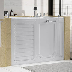Empava 54-Inch Alcove Soaking Walk-in Tub with Right Drain (EMPV-54WIT09)