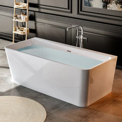 Empava 67-Inch Freestanding Soaking Tub with Center Drain (EMPV-67FT1516)