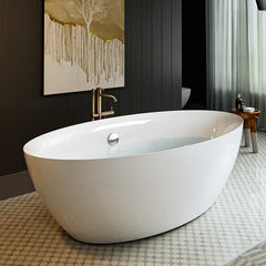 Empava 71-Inch Freestanding Soaking Tub with Center Drain (EMPV-71FT1503)