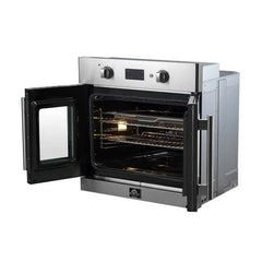 FORNO Asti 30-Inch French Door Electric Wall Oven, 3.58 Cu. Ft., Air Fry, Self-Clean, Sous Vide (Model FBOEL1333-30)